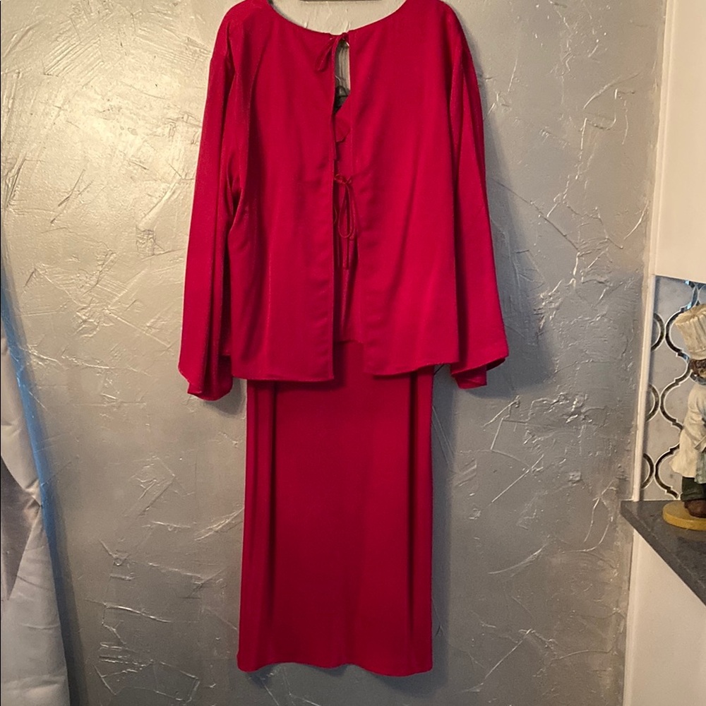 Future Collective by Jenny K. Lopez Hot Pink Skirt Set